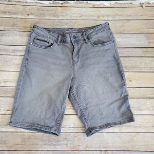 Calvin Klein gray long jean shorts city shorts